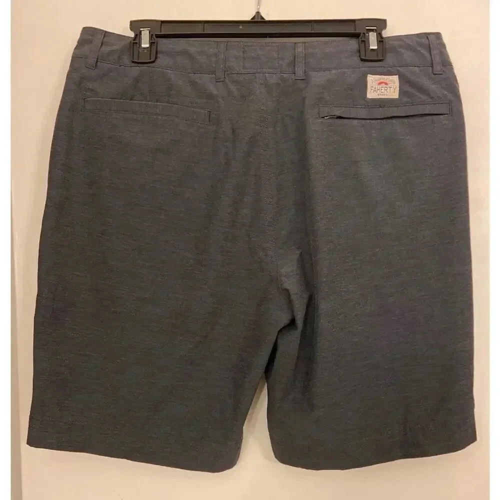 Faherty All Day Shorts Gray Size 33
